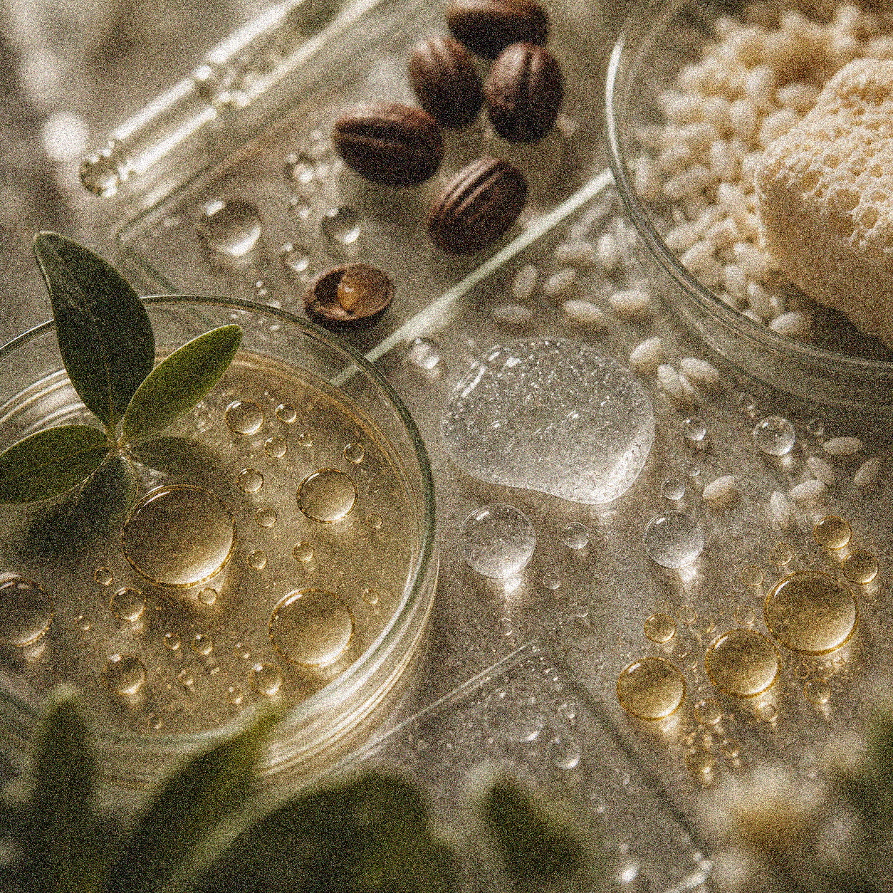 NEVARI Kojic Lumipolish grainy scientific ingredient editorial image