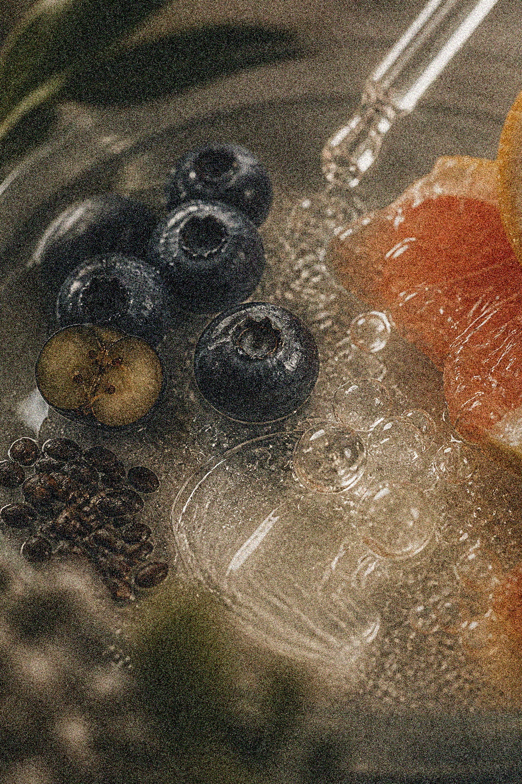 NEVARI Citrabetaine Wash grainy scientific ingredient editorial image