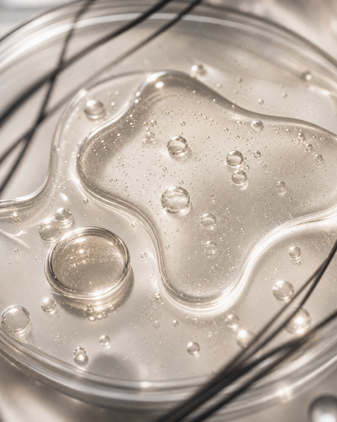 NEVARI Lactic Scalp BioResurfacer product-form texture editorial image