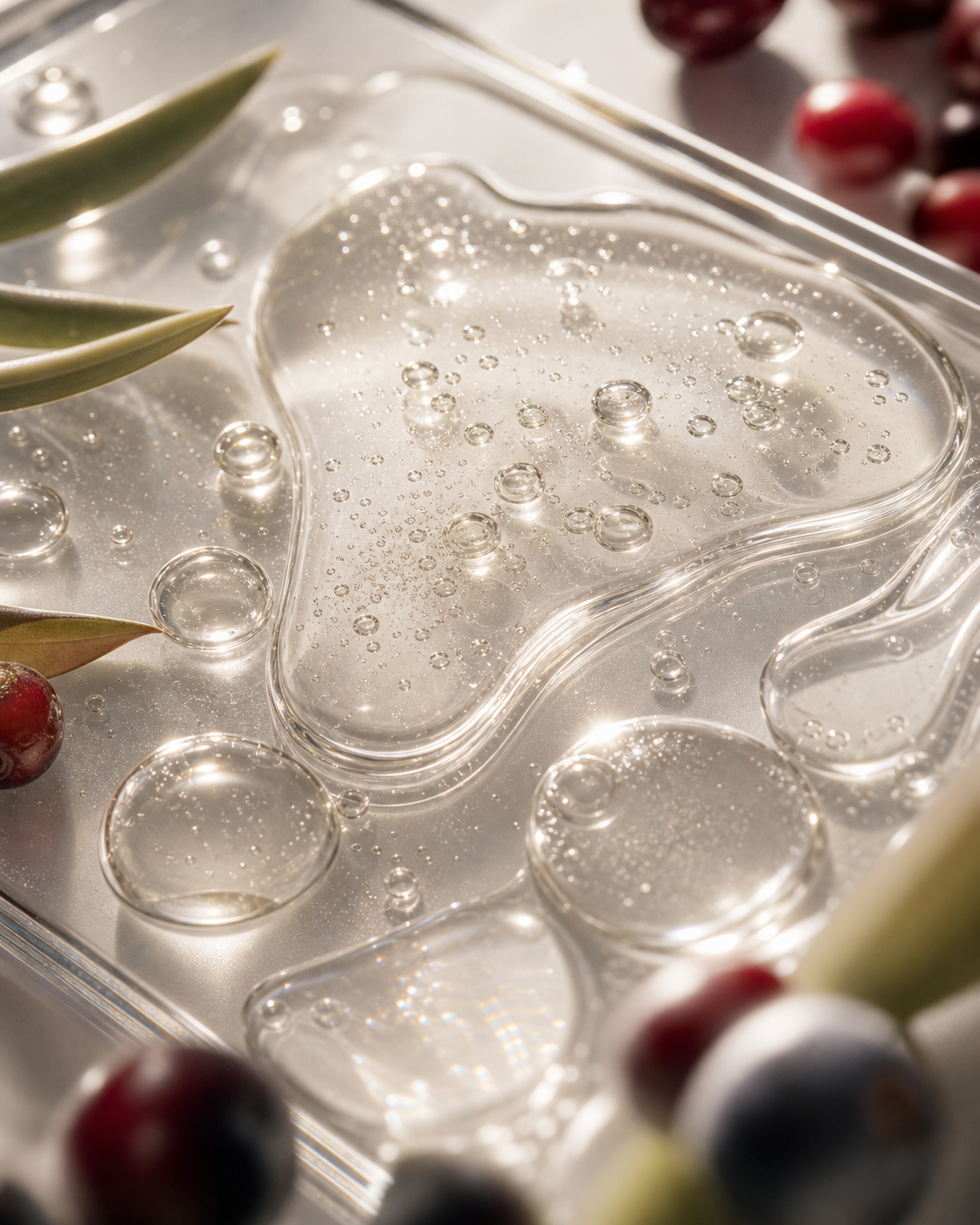 NEVARI Glycolic BioResurfacer product-form texture editorial image