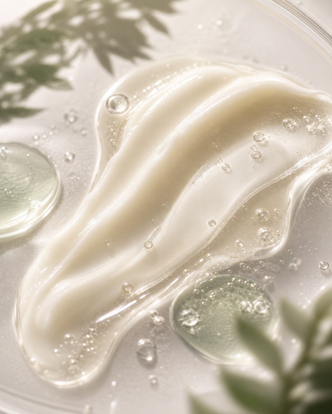 NEVARI Urea-Panthenol Repair - Green Bottle product-form texture editorial image