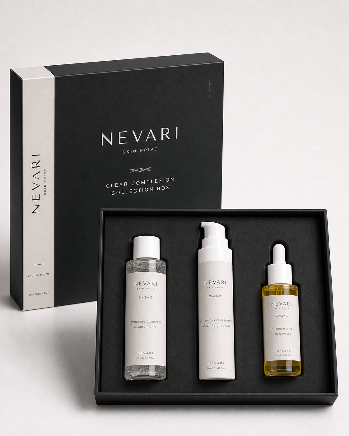 NEVARI Clear Complexion Collection Box collection box and tray