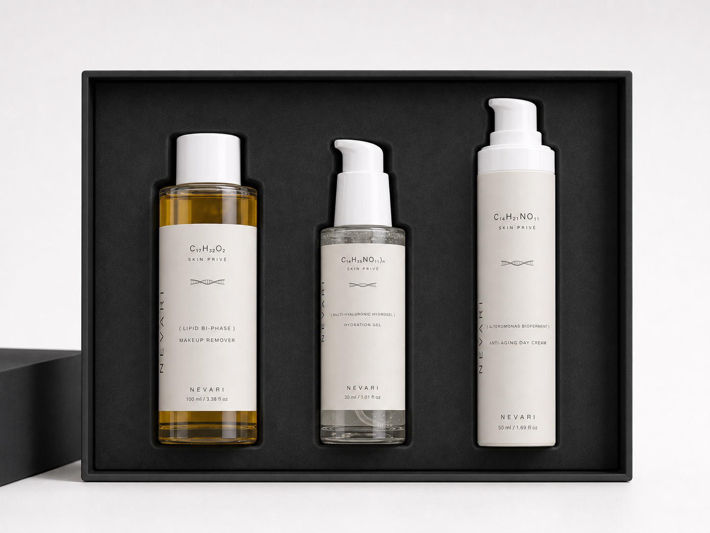 NEVARI Timeless Radiance Collection Box inside tray