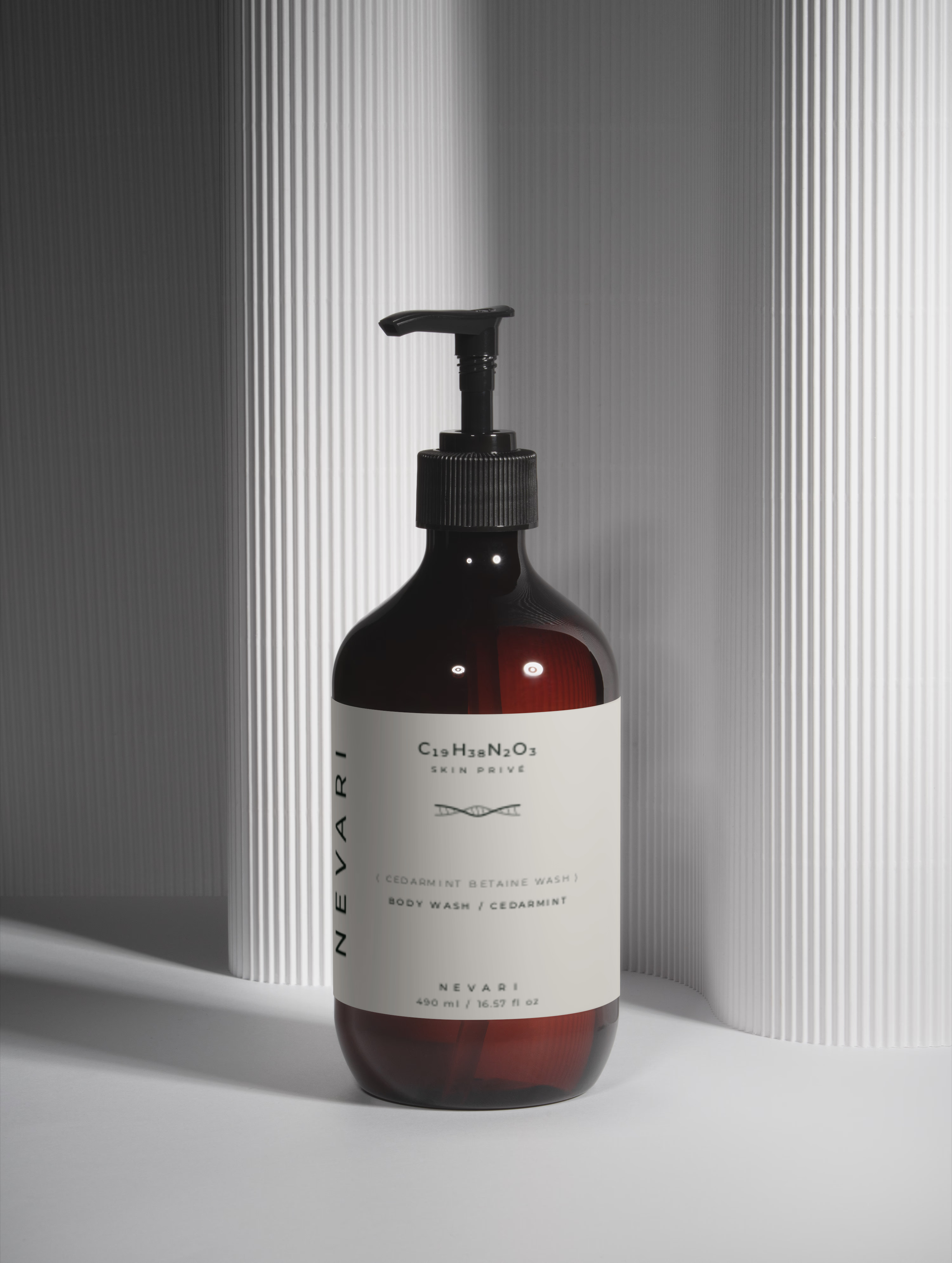 Hand & Body Wash, Peppermint & Dark Cedar
