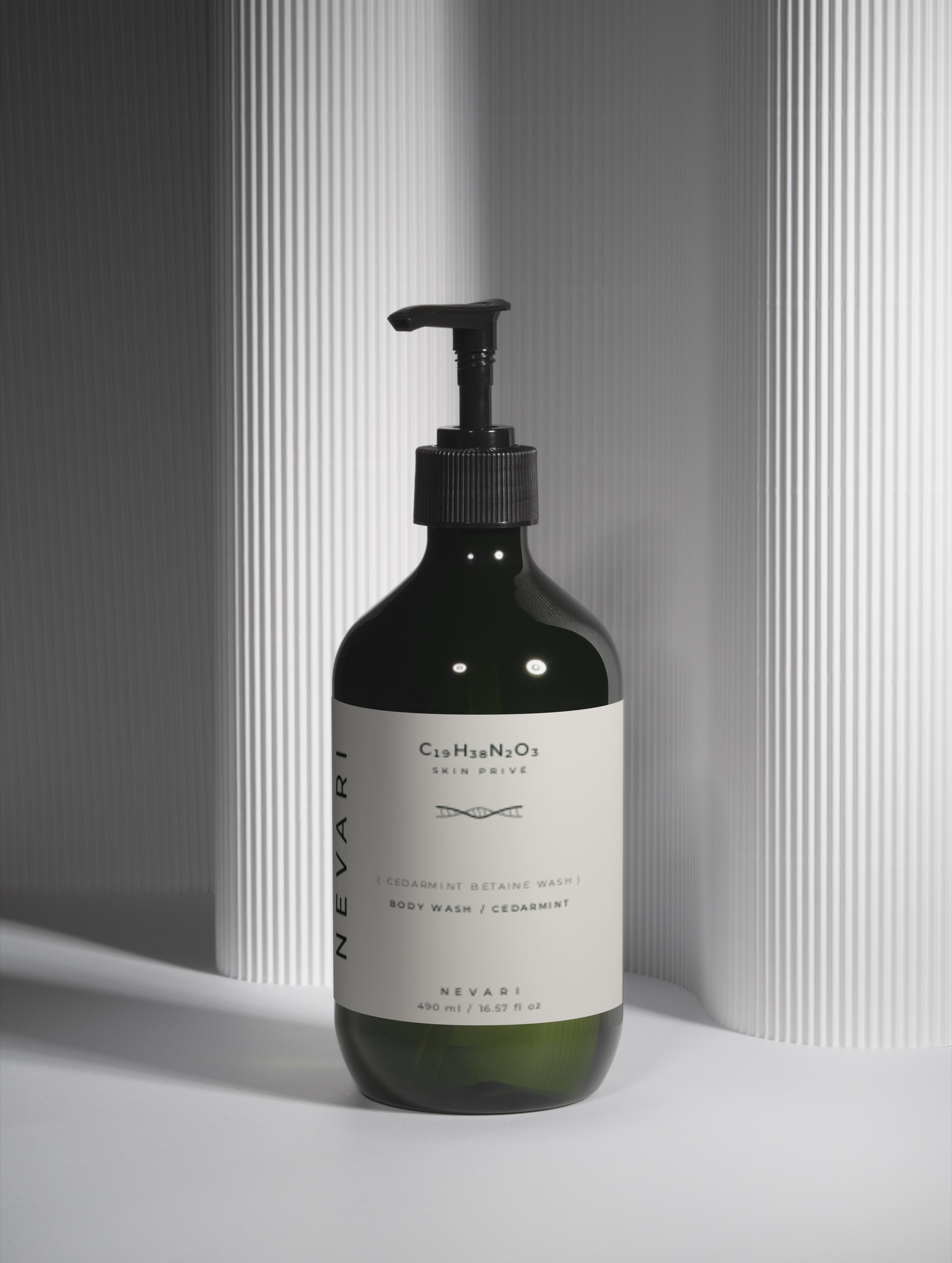 Hand & Body Wash, Peppermint & Dark Cedar